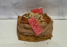 Fastelavns bolle med nougat skum